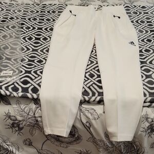 Adidas White Track Pants